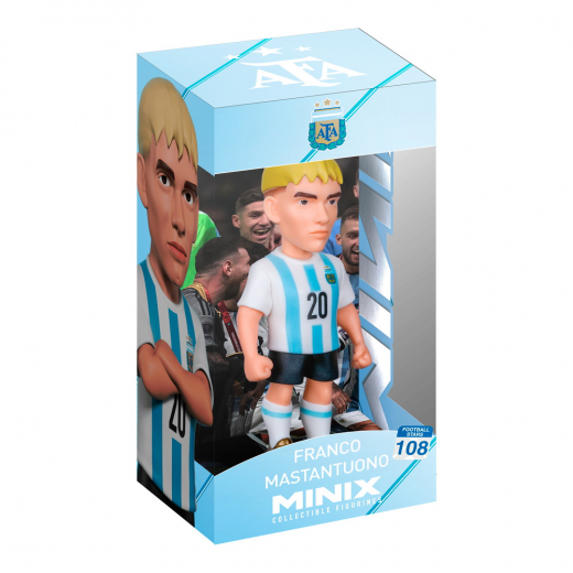 Minix - Franco Mastantuono, Argentina - Fotball Stars 108 i gruppen LEGETØJ / Figurer og legesæt hos Spelexperten (MNX22588)