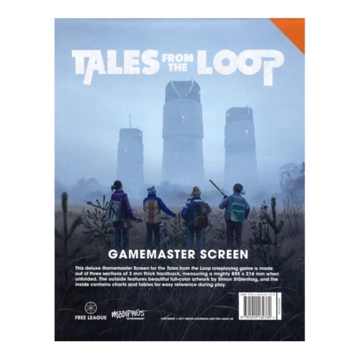 Tales From The Loop RPG - Gamemaster Screen i gruppen SELSKABSSPIL / Rollespil / Tales From the Loop hos Spelexperten (MUH050646)