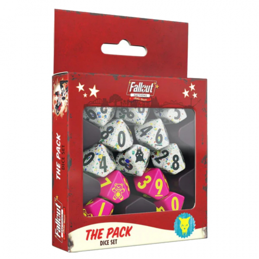 Fallout Factions: Dice Set - The Pack i gruppen SELSKABSSPIL / Tilbehør / Terninger & tilbehør hos Spelexperten (MUH107007)