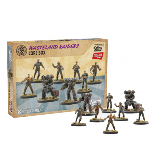 Fallout Miniatures: Wasteland Raiders - Core Box (Exp.) i gruppen SELSKABSSPIL / Udvidelser hos Spelexperten (MUH162012)