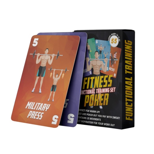 Fitness Poker - Functional Training i gruppen SELSKABSSPIL / Kortspil hos Spelexperten (NG-00001)