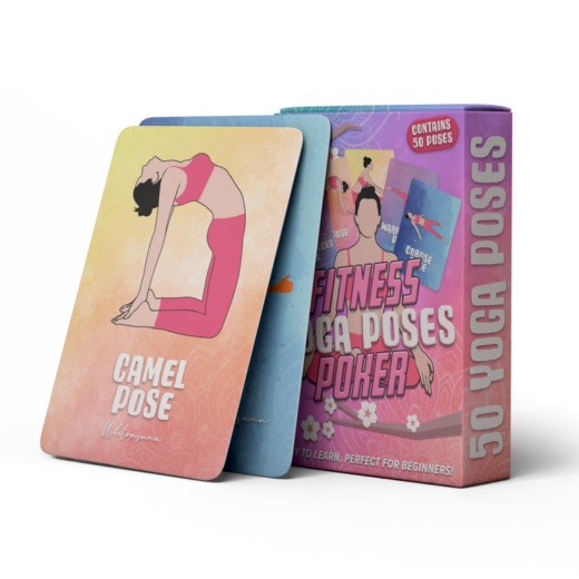 Fitness Poker - Yoga Poses i gruppen SELSKABSSPIL / Kortspil hos Spelexperten (NG-00002)