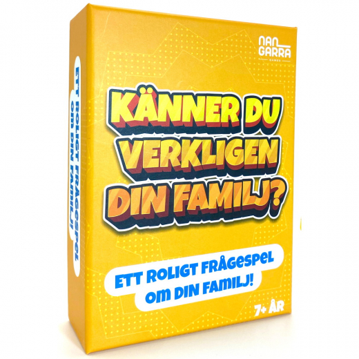 Känner du verkligen din familj? i gruppen SELSKABSSPIL / Familiespil hos Spelexperten (NG-00630)