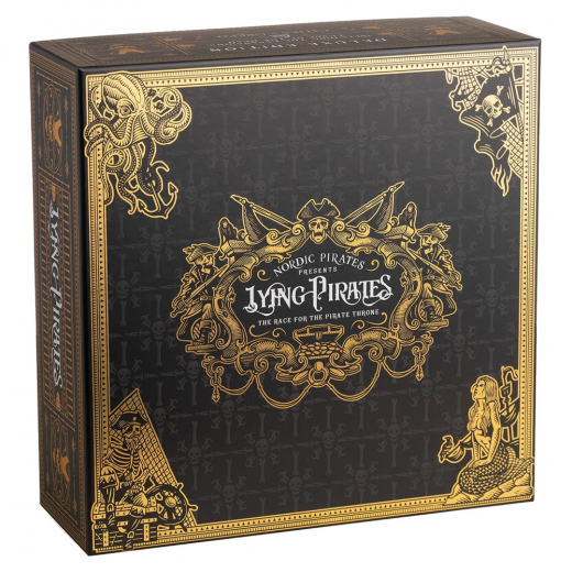 Lying Pirates: The Race for the Pirate Throne - Deluxe Edition i gruppen SELSKABSSPIL / Strategispil hos Spelexperten (NPGLPGFBB01EN)