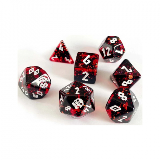 Yggdrasil Burns RPG: Dice Set i gruppen SELSKABSSPIL / Rollespil hos Spelexperten (NSK-03-XX-001)
