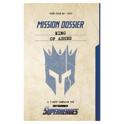 Outgunned RPG: Superheroes - King of Ashes i gruppen SELSKABSSPIL / Rollespil / Outgunned RPG hos Spelexperten (OGS002EN)
