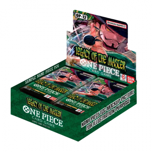 One Piece Card Game: Legacy of the Master Booster Display OP12 i gruppen SELSKABSSPIL / Kortspil hos Spelexperten (OPCG12-DIS)