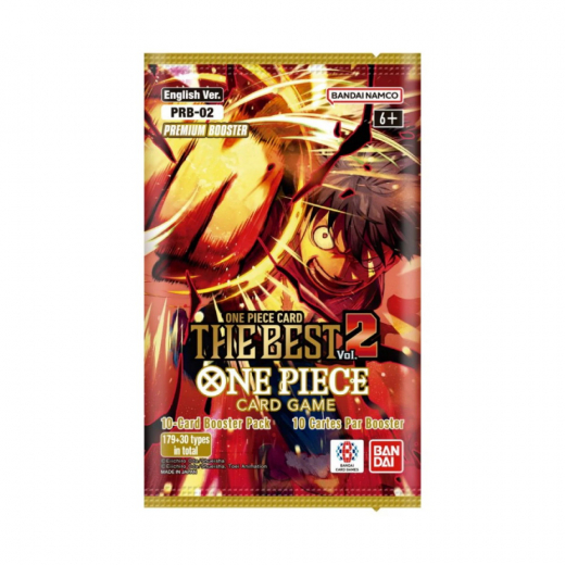 One Piece Card Game: The Best Vol. 2 - Premium Booster Pack PRB-02 i gruppen SELSKABSSPIL / Kortspil hos Spelexperten (OPCG12C-BOS)