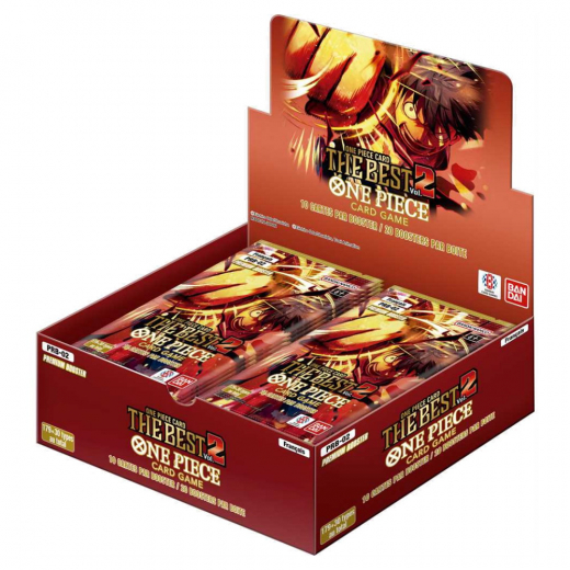 One Piece Card Game: The Best Vol. 2 - Premium Booster Display PRB-02 i gruppen SELSKABSSPIL / Kortspil hos Spelexperten (OPCG12C-DIS)