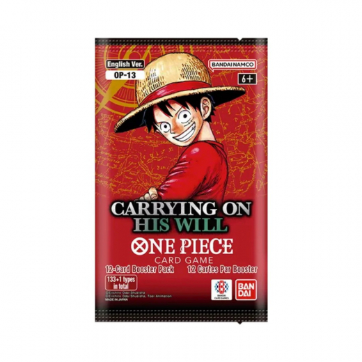 One Piece Card Game: Carrying on His Will Booster Pack OP13 i gruppen SELSKABSSPIL / Kortspil hos Spelexperten (OPCG13-BOS)