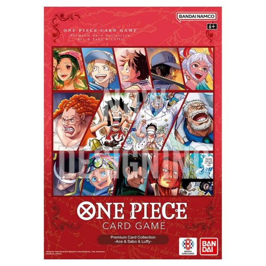 One Piece Card Game: Premium Card Collection - Ace & Sabo & Luffy i gruppen SELSKABSSPIL / Spilserier / hos Spelexperten (OPCG1648)