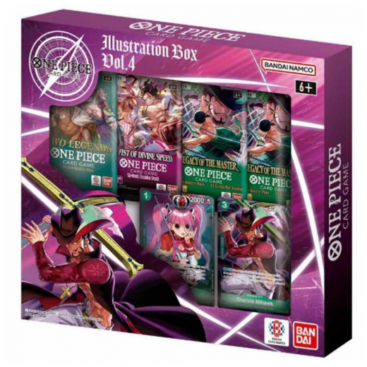 One Piece Card Game: Illustration Box Vol. 4 IB-04 i gruppen SELSKABSSPIL / Kortspil hos Spelexperten (OPCGIB04)