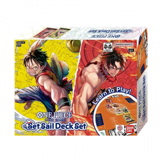 One Piece Card Game: Set Sail Deck Set (SD-01) i gruppen SELSKABSSPIL / Spilserier /  hos Spelexperten (OPCGSD01)