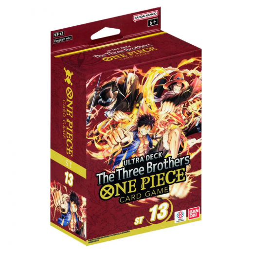 One Piece Card Game: The Three Brothers Ultra Deck i gruppen SELSKABSSPIL / Kortspil hos Spelexperten (OPCGST13)