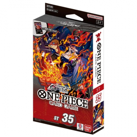 One Piece Card Game: Sabo Red/Black Starter Deck ST-35 i gruppen SELSKABSSPIL / Kortspil hos Spelexperten (OPCGST35)