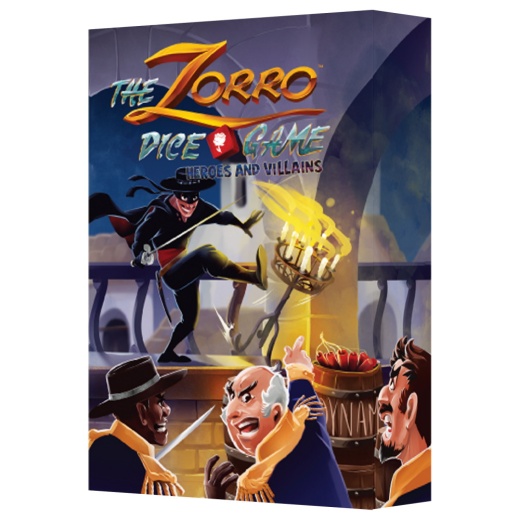 The Zorro Dice Game: Heroes and Villains (Exp.) i gruppen SELSKABSSPIL / Strategispil hos Spelexperten (OWG1011)