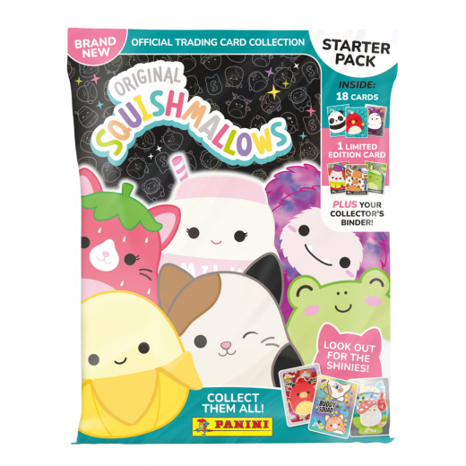 Squishmallows Trading Card Starter Pack i gruppen LEGETØJ / Collectibles hos Spelexperten (PAN0940)