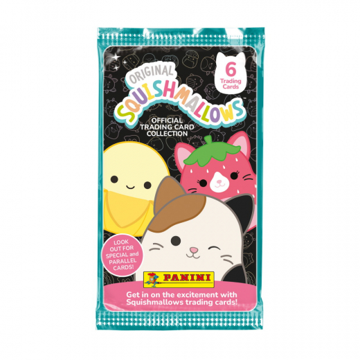 Squishmallows Trading Card Booster Pakke i gruppen LEGETØJ / Collectibles hos Spelexperten (PAN0942-BOS)