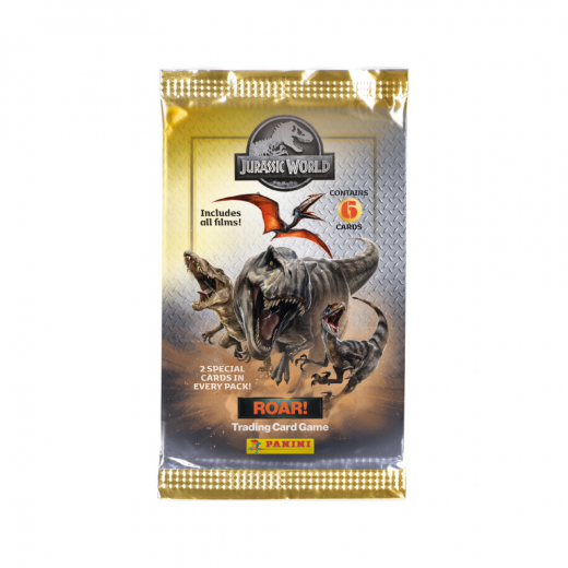 Jurassic World Roar - Samlekort Boosterpakke i gruppen SELSKABSSPIL / Samlekort hos Spelexperten (PAN2529-BOS)