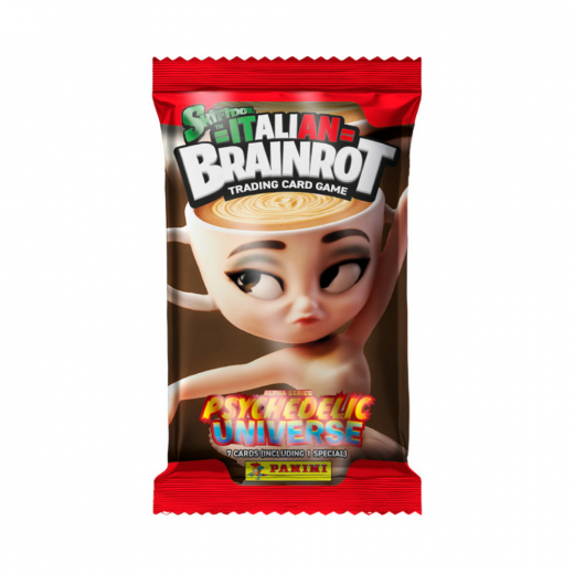 Skifidol Italian Brainrot Trading Card Game - Booster Pack i gruppen SELSKABSSPIL / Samlekort hos Spelexperten (PAN3037)