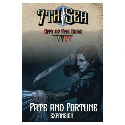 7th Sea: City of Five Sails - Fate and Fortune (Exp.) i gruppen SELSKABSSPIL / Udvidelser hos Spelexperten (PBE03020)