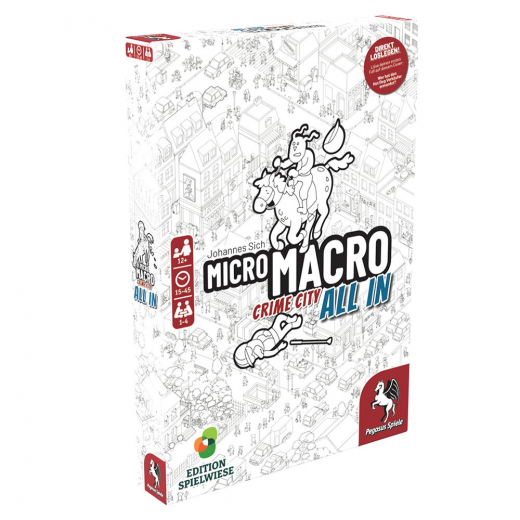 MicroMacro: Crime City - All In (EN) i gruppen SELSKABSSPIL / Strategispil hos Spelexperten (PEG3400)