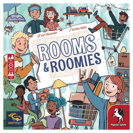 Rooms & Roomies i gruppen SELSKABSSPIL / Strategispil hos Spelexperten (PEG57834E)
