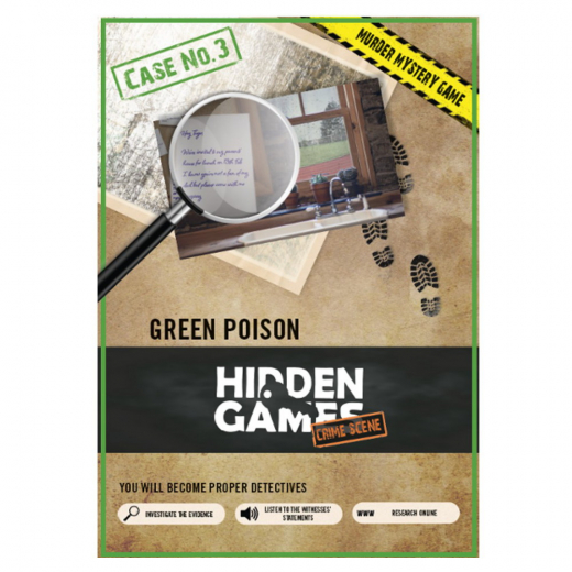 Hidden Games Crime Scene: Case 3 - Green Poison i gruppen SELSKABSSPIL / Escape Room hos Spelexperten (PEG9067)