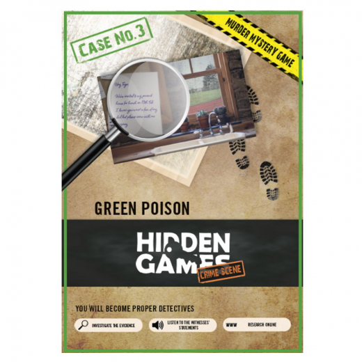 Hidden Games Crime Scene: Case 3 - Green Poison i gruppen SELSKABSSPIL / Samarbejdsspil hos Spelexperten (PEG9067)