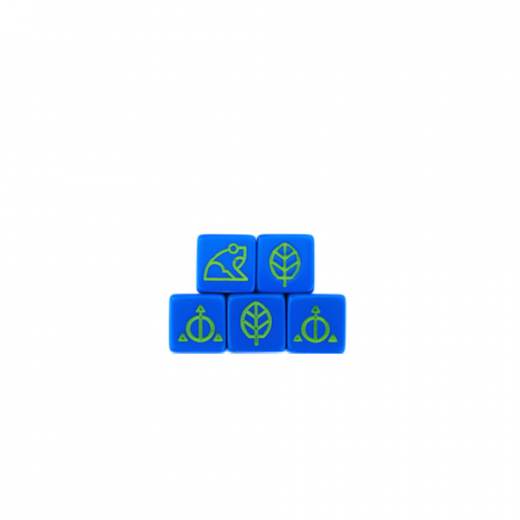 Ashes Reborn: Natural Dice 5-Pack (Exp.) i gruppen SELSKABSSPIL / Spilserier / Ashes Reborn hos Spelexperten (PHGP204)