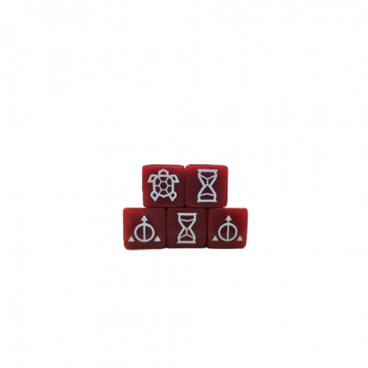 Ashes Reborn: Time Dice 5-Pack (Exp.) i gruppen SELSKABSSPIL / Spilserier / Ashes Reborn hos Spelexperten (PHGP207)