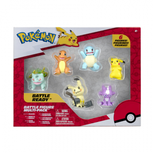 Pokémon Kampfigurer 6-Pak i gruppen  hos Spelexperten (PKW2684)