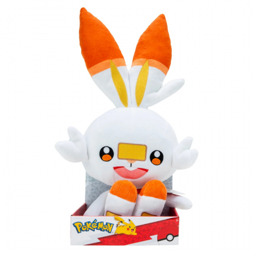 Pokémon Plys Scorbunny 30 cm i gruppen LEGETØJ / Tøjdyr hos Spelexperten (PKW3107)