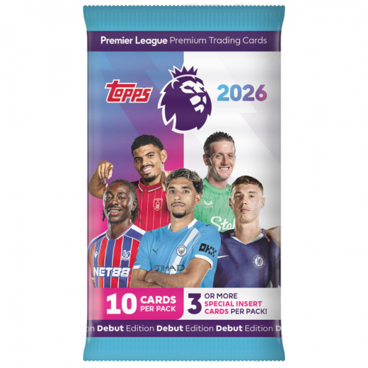 Topps Premier League Cards 2026 Booster i gruppen SELSKABSSPIL / Samlekort hos Spelexperten (PL25-01)