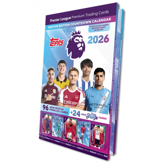 Topps Premier League Adventskalender 2026 i gruppen LEGETØJ / Adventskalendere hos Spelexperten (PL25-08)