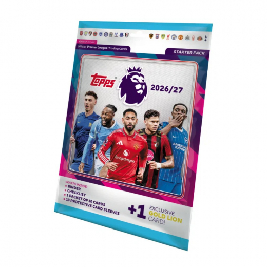 Topps Premier League Cards 2026/27 Starter Pack i gruppen Nyheder hos Spelexperten (PL26-02)