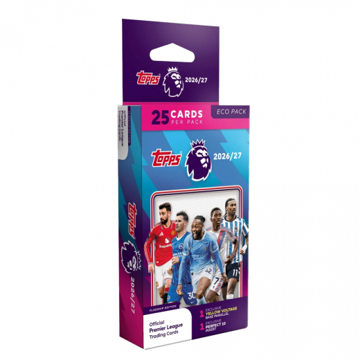 Topps Premier League Cards 2026/27 Ecop Pack i gruppen SELSKABSSPIL / Samlekort hos Spelexperten (PL26-04A)