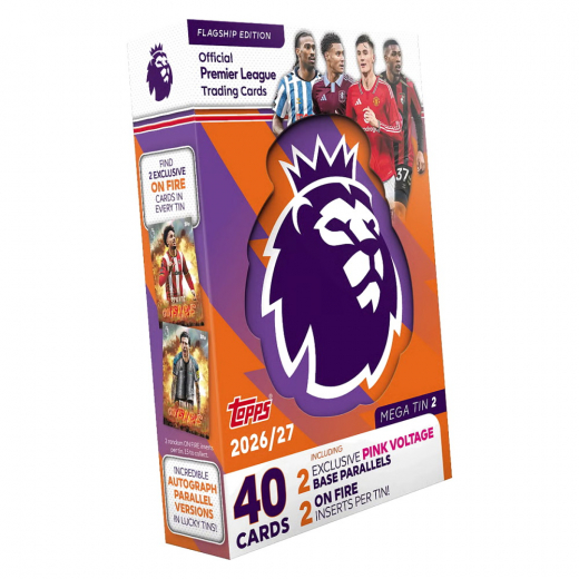 Topps Premier League Cards 2026/27 Mega Tin 2 i gruppen SELSKABSSPIL / Samlekort hos Spelexperten (PL26-052)