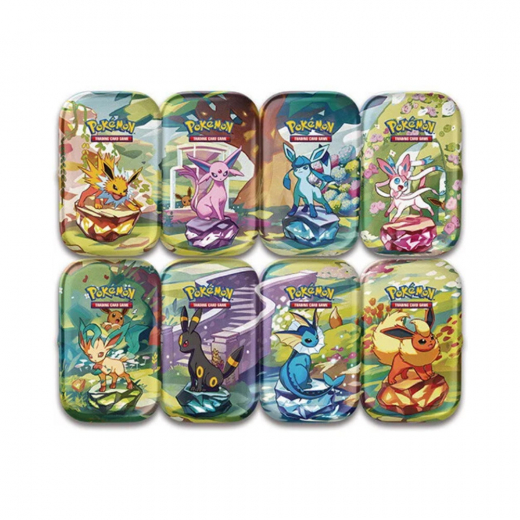 Pokémon TCG: Prismatic Evolutions Mini Tin i gruppen  hos Spelexperten (POK10046)