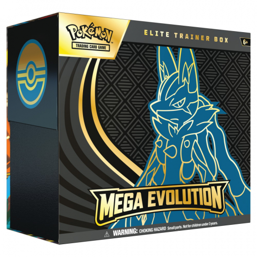 Pokémon TCG: Mega Evolution Elite Trainer Box Mega Lucario i gruppen SELSKABSSPIL / Pokémon hos Spelexperten (POK10047-101-LUC)
