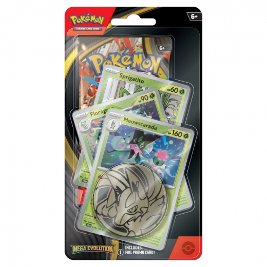 Pokémon TCG: Mega Evolution Premium Checklane Meowscarada i gruppen SELSKABSSPIL / Pokémon hos Spelexperten (POK10053-107-SFM)