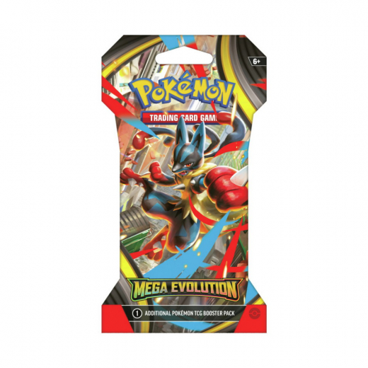 Pokémon TCG: Mega Evolution Booster Pack i gruppen SELSKABSSPIL / Pokémon hos Spelexperten (POK10057-101-BOS)