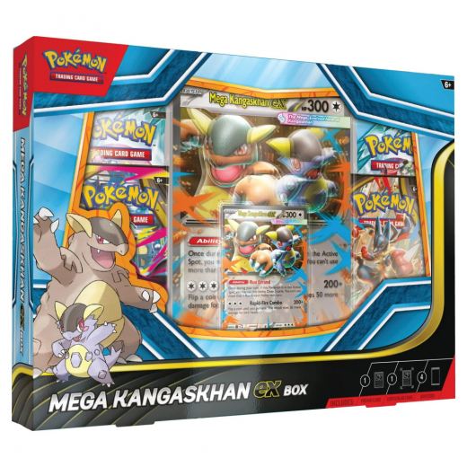 Pokémon TCG: Mega Kangaskhan ex Box i gruppen SELSKABSSPIL / Kortspil hos Spelexperten (POK10064-101)