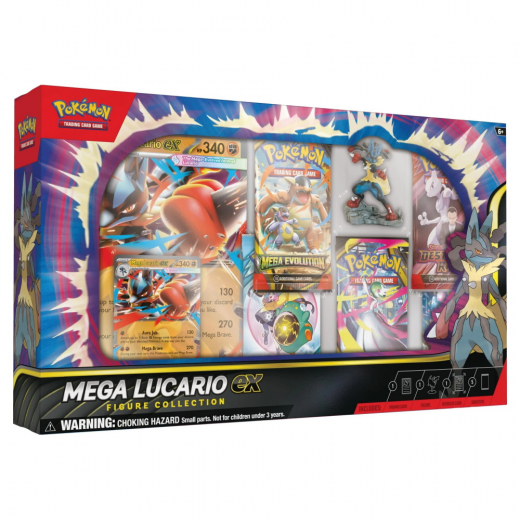 Pokémon TCG: Mega Lucario ex Figure Collection i gruppen SELSKABSSPIL / Pokémon hos Spelexperten (POK10066-101)