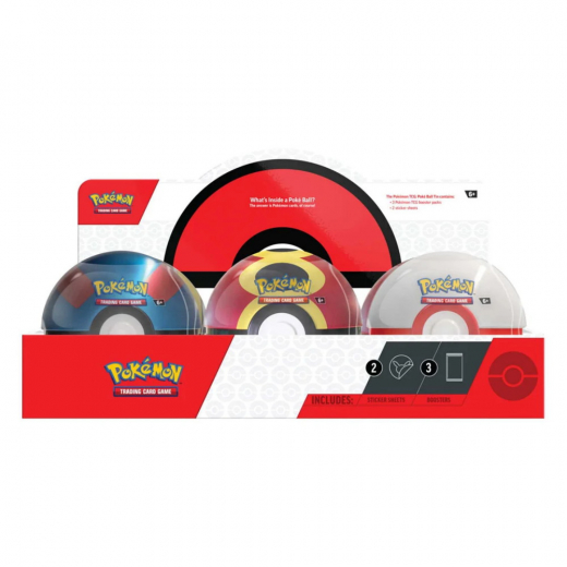 Pokemon TCG: Poké Ball Tin 2025 i gruppen SELSKABSSPIL / Pokémon hos Spelexperten (POK10113-101)