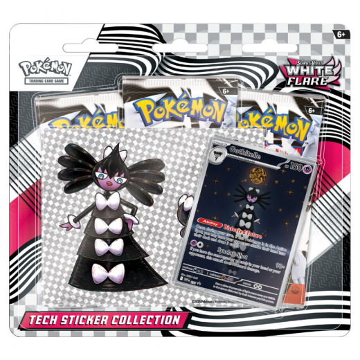 Pokémon TCG: White Flare Tech Sticker Collection - Gothitelle i gruppen SELSKABSSPIL / Pokémon hos Spelexperten (POK10116RSV)
