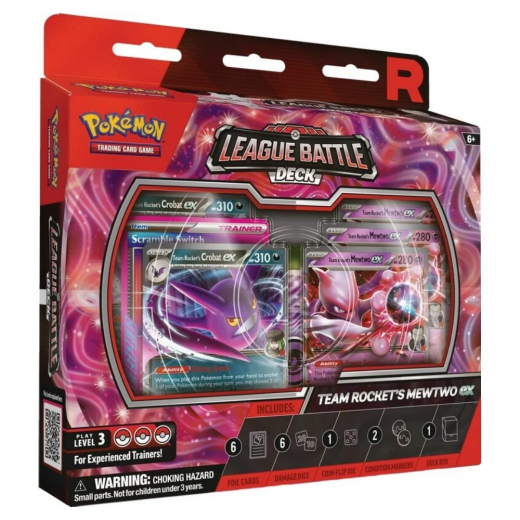 Pokémon TCG: League Battle Deck - Team Rocket's Mewtwo ex i gruppen SELSKABSSPIL / Pokémon hos Spelexperten (POK10122-101)