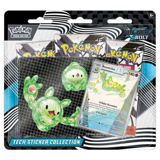 Pokémon TCG: Black Bolt Tech Sticker Collection - Reuniclus i gruppen SELSKABSSPIL / Pokémon hos Spelexperten (POK10128ZSV)