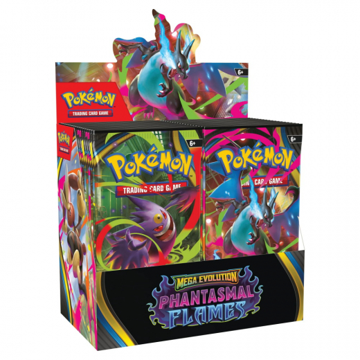 Pokémon TCG: Phantasmal Flames Booster Display i gruppen SELSKABSSPIL / Pokémon hos Spelexperten (POK10190-101-DIS)