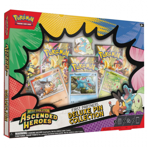 Pokémon TCG: Ascended Heroes - First Partners Deluxe Pin Collection i gruppen SELSKABSSPIL / Pokémon hos Spelexperten (POK10301-107)